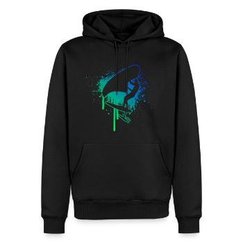 wingsurfing men wingfoil hydrofoil foilwing - Men’s Premium Organic Hoodie - black - Front - Nico (187cm)