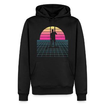 Stand up Paddling Board Damen Standup Paddling - Männer Premium Bio Hoodie - Schwarz - Vorne - Nico (187cm)