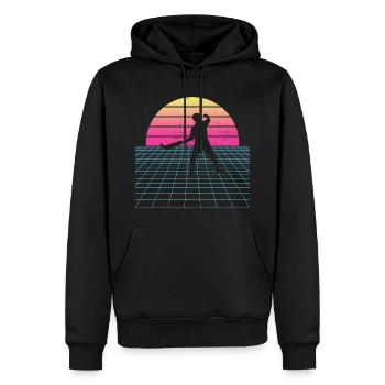 Pelota Basque Pelota Pelota vasca Damen Herren - Männer Premium Bio Hoodie - Schwarz - Vorne - Nico (187cm)