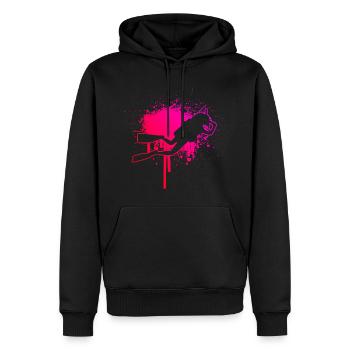 Femmes Scuba Diver Plongée Hommes Plongée - Sweat à capuche Premium bio Homme - noir - Devant - Nico (187cm)