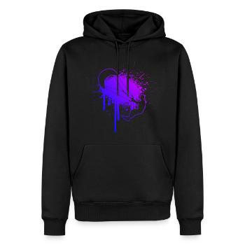 Kitesurf Kitesurf Kitesurfer Kitesurf Femmes - Sweat à capuche Premium bio Homme - noir - Devant - Nico (187cm)
