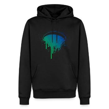 Parapente Parapente Parapente Parapente - Sweat à capuche Premium bio Homme - noir - Devant - Nico (187cm)