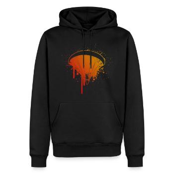 Paragleiten Gleitschirmfliegen Paraglider - Männer Premium Bio Hoodie - Schwarz - Vorne - Nico (187cm)