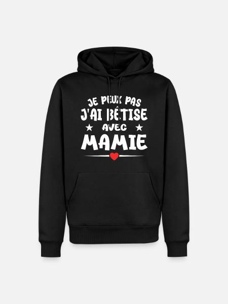 Ich kann es nicht, ich habe es mit Oma vermasselt - Männer Premium Bio Hoodie - Schwarz