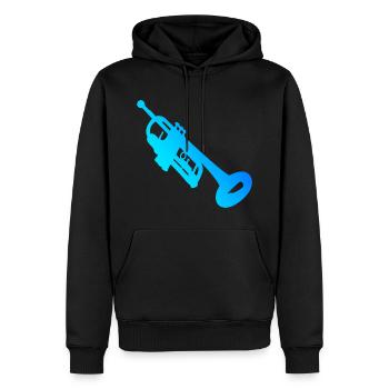 Trompete Herren Trompetenspielen Trompetenspieler - Männer Premium Bio Hoodie - Schwarz - Vorne - Nico (187cm)