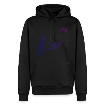 Women's Kitesurf Men's Kiting Kite Kitesurfing - Men’s Premium Organic Hoodie - black - Front - Nico (187cm)