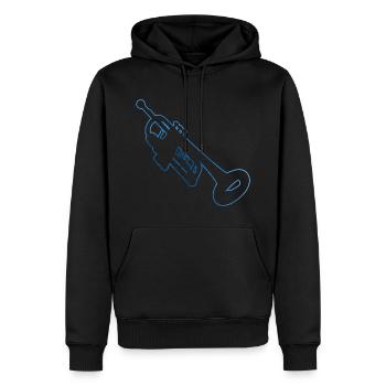 Trompeter Jazz Trompeter Herren Damen Trompete - Männer Premium Bio Hoodie - Schwarz - Vorne - Nico (187cm)