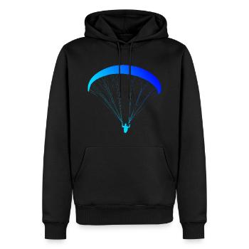 Paragliding Paragliding Men Women - Men’s Premium Organic Hoodie - black - Front - Nico (187cm)
