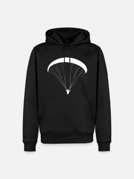 Paragliding Paragliding Paragli - Mannen Premium Bio hoodie - zwart