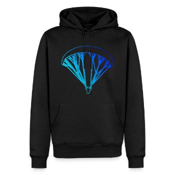 Paragleiten Gleitschirm Paragliding Paragleiter - Men’s Premium Organic Hoodie - black - Front - Nico (187cm)