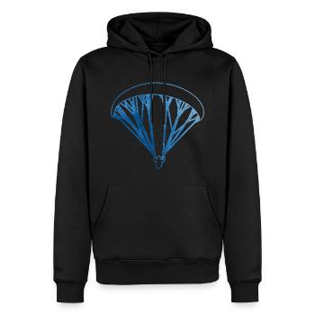 Paragliding Paraglider Men Paragliding - Men’s Premium Organic Hoodie - black - Front - Nico (187cm)