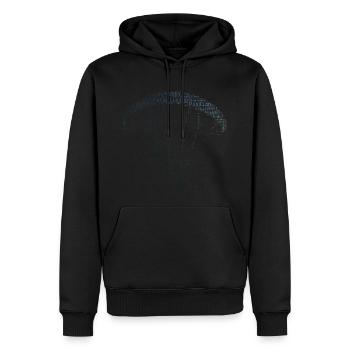 Paragliding Men's Paragliding - Men’s Premium Organic Hoodie - black - Front - Nico (187cm)