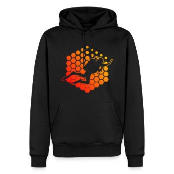 Women Men Free Dive Diving Diving Scuba Diving - Men’s Premium Organic Hoodie - black - Front - Nico (187cm)
