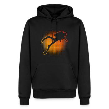 Taucher Scuba Taucher Damen Tauchen Free Dive - Männer Premium Bio Hoodie - Schwarz - Vorne - Nico (187cm)