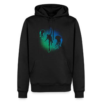 Diver Scuba Taucher Tauchen Scuba Tauchen - Männer Premium Bio Hoodie - Schwarz - Vorne - Nico (187cm)