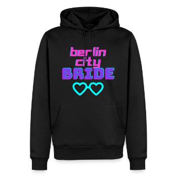 Braut Junggesellinnenabschied JGA Berlin City - Männer Premium Bio Hoodie - Schwarz - Vorne - Nico (187cm)