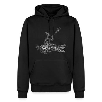 Canoë Hommes Kayak Kayak Femmes Kayak - Sweat à capuche Premium bio Homme - noir - Devant - Nico (187cm)