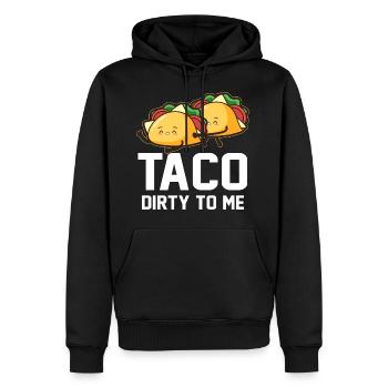 Mexikanische Paare Taco Dirty To Me Cinco De Mayo - Männer Premium Bio Hoodie - Schwarz - Vorne - Nico (187cm)