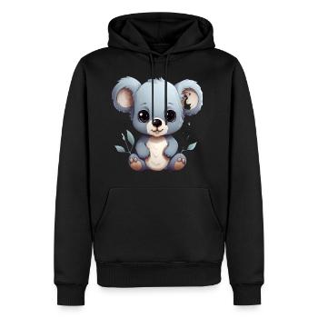 Cute Koala Baby - Männer Premium Bio Hoodie - Schwarz - Vorne - Nico (187cm)