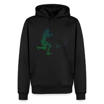 Scooter Stunt Tretroller Scooter Stunt Scooter - Sweat à capuche Premium bio Homme - noir - Devant - Nico (187cm)