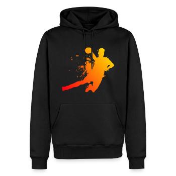 Handball Handball Handball Men's Handball - Men’s Premium Organic Hoodie - black - Front - Nico (187cm)