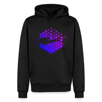 Taucher Scuba Tauchen Scuba Taucher Scuba Diver - Männer Premium Bio Hoodie - Schwarz - Vorne - Nico (187cm)