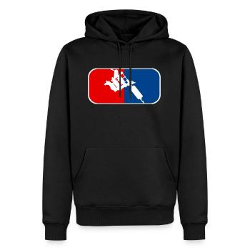 TATTOO ARTIST Tätowiert Tribal Ink Tätowierung - Männer Premium Bio Hoodie - Schwarz - Vorne - Nico (187cm)