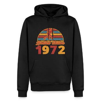 Football player Footballer's birthday 1972 - Men’s Premium Organic Hoodie - black - Front - Nico (187cm)