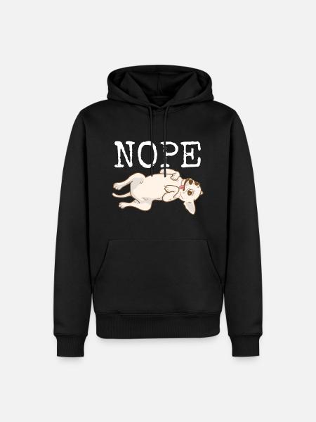 Chihuahua Nope - Sweat à capuche Premium bio Homme - noir