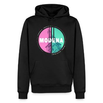 Modena Italien Stadt Skyline Kathedrale Urlaub - Männer Premium Bio Hoodie - Schwarz - Vorne - Nico (187cm)