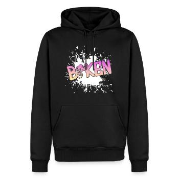 Bikes, Biker, Bikers, Bikerin, Bike - Männer Premium Bio Hoodie - Schwarz - Vorne - Nico (187cm)