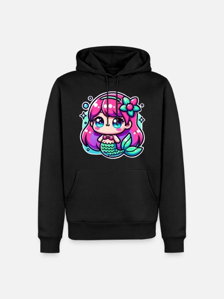 Mermaid - Men’s Premium Organic Hoodie - black