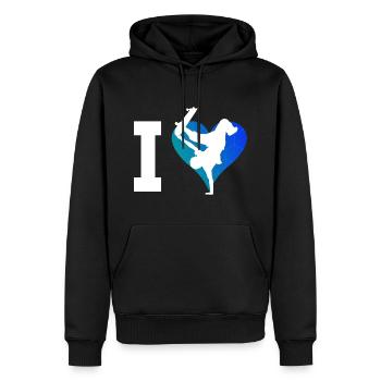 Skater Skateboarder Femmes Skating Hommes Skateboar - Sweat à capuche Premium bio Homme - noir - Devant - Nico (187cm)