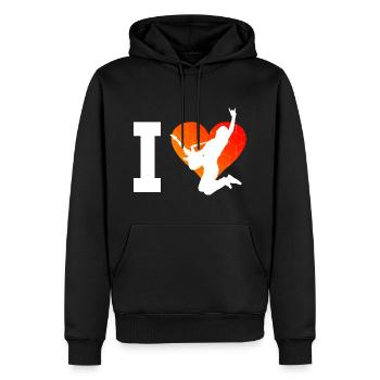 Egitarre akustische gitarre electronic guitar - Männer Premium Bio Hoodie - Schwarz - Vorne - Nico (187cm)