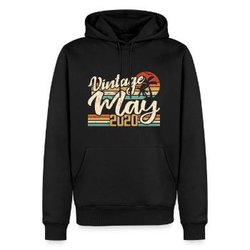 Geburtstag Jahrgang Mai 2020 Geboren im Mai 2020 - Männer Premium Bio Hoodie - Schwarz - Vorne - Nico (187cm)