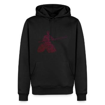 Aikido Aikidoka Damen Kampfsport Martial Arts - Männer Premium Bio Hoodie - Schwarz - Vorne - Nico (187cm)