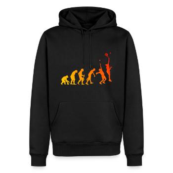 Raquette de padel pour femme Raquette de padel - Sweat à capuche Premium bio Homme - noir - Devant - Nico (187cm)