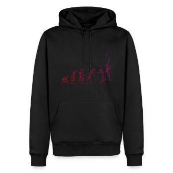 Raquette Femme Raquette Padel Paddle Tennis - Sweat à capuche Premium bio Homme - noir - Devant - Nico (187cm)