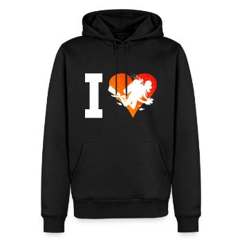 Tauchen Free Dive Scuba Tauchen Diver Diving - Sweat à capuche Premium bio Homme - noir - Devant - Nico (187cm)