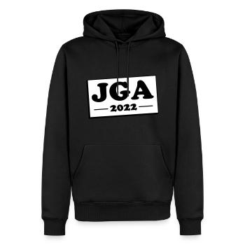 Jga 2022 Junggesellenabschied - Männer Premium Bio Hoodie - Schwarz - Vorne - Nico (187cm)