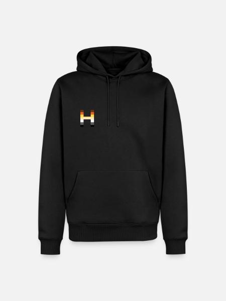 HUG black - Men’s Premium Organic Hoodie -