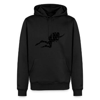 Taucher Scuba Taucher Tauchen Scuba Diver - Männer Premium Bio Hoodie - Schwarz - Vorne - Nico (187cm)