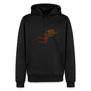 Plongée Plongée Plongée Plongeur Plongeur Plongeur - Sweat à capuche Premium bio Homme - noir - Devant - Nico (187cm)