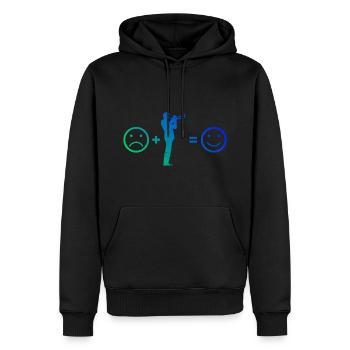 Trompeter Trompetenspieler Trumpet Jazz Trompeter - Männer Premium Bio Hoodie - Schwarz - Vorne - Nico (187cm)