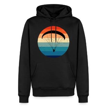 Paragliding Paragliding Women Paragliding - Men’s Premium Organic Hoodie - black - Front - Nico (187cm)
