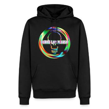 Licht Aus Lampe Aus Licht ausschalten - Männer Premium Bio Hoodie - Schwarz - Vorne - Nico (187cm)