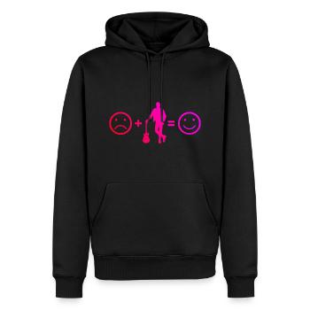 Guitare féminine guitare classique guitare acoustique - Sweat à capuche Premium bio Homme - noir - Devant - Nico (187cm)