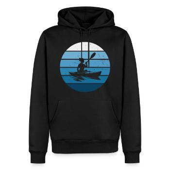 Canoë Kayak Femme Kayak Kayak Homme - Sweat à capuche Premium bio Homme - noir - Devant - Nico (187cm)