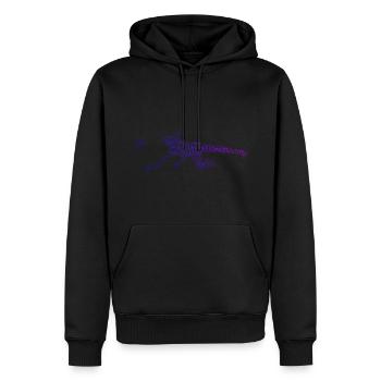 Volleyball Volleyball Volleyball masculin - Sweat à capuche Premium bio Homme - noir - Devant - Nico (187cm)