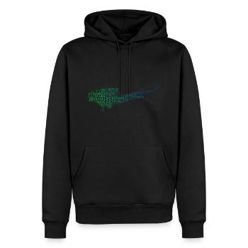 Scuba Taucher Scuba Tauchen Tauchen Herren - Männer Premium Bio Hoodie - Schwarz - Vorne - Nico (187cm)